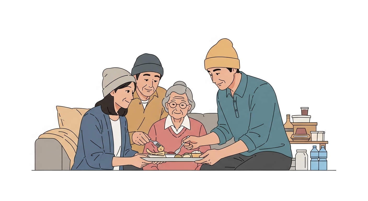 高齢の母に「いつも通り」を届けるための工夫と失敗談